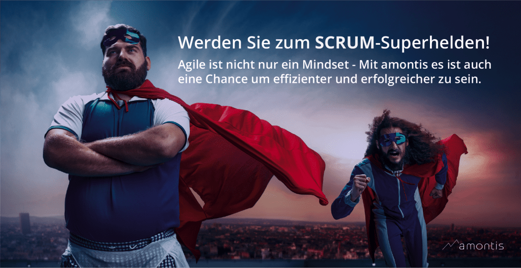 Scrum Superhelden bei amontis